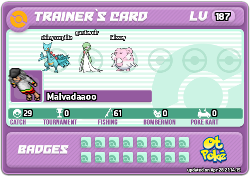 Malvadaaoo Card otPokemon.com