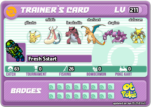 Fresh Sstart Card otPokemon.com