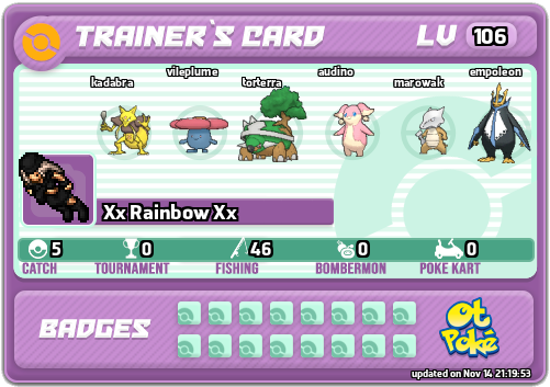 Xx Rainbow Xx Card otPokemon.com