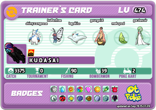 K U D A S A I Card otPokemon.com