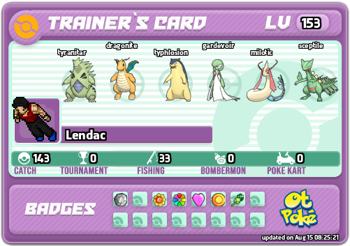 Lendac Card otPokemon.com