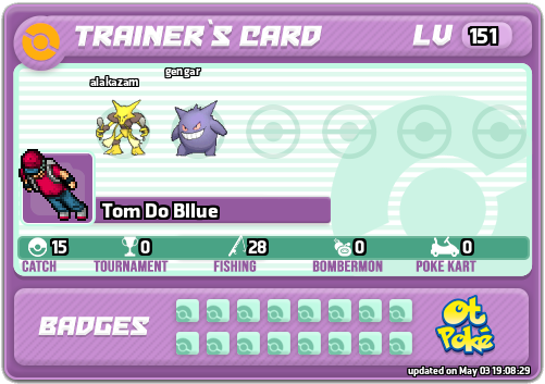 Tom Do Bllue Card otPokemon.com
