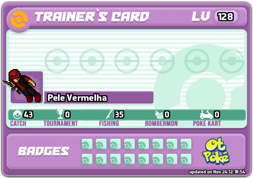 Pele Vermelha Card otPokemon.com