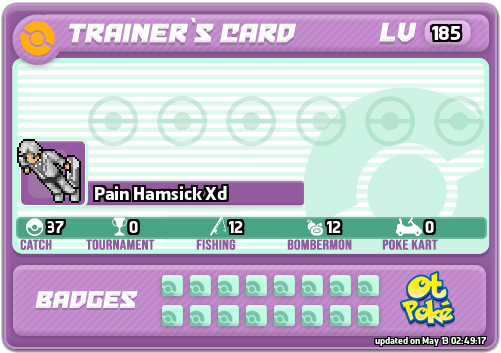 Pain Hamsick Xd Card otPokemon.com