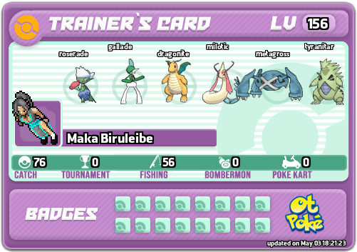 Maka Biruleibe Card otPokemon.com