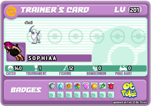 S O P H I A A Card otPokemon.com