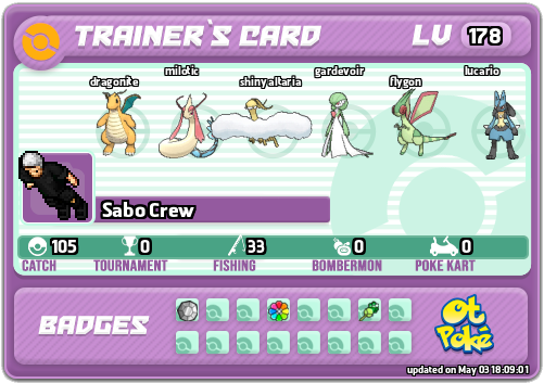 Sabo Crew Card otPokemon.com