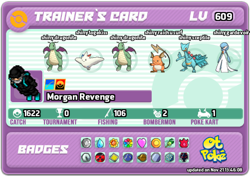 Morgan Revenge Card otPokemon.com