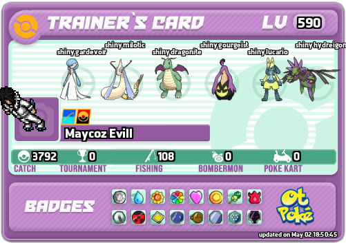 Maycoz Evill Card otPokemon.com