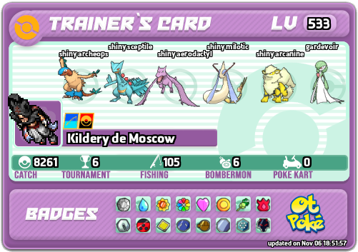 Kildery de Moscow Card otPokemon.com