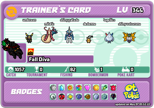 Fall Diva Card otPokemon.com