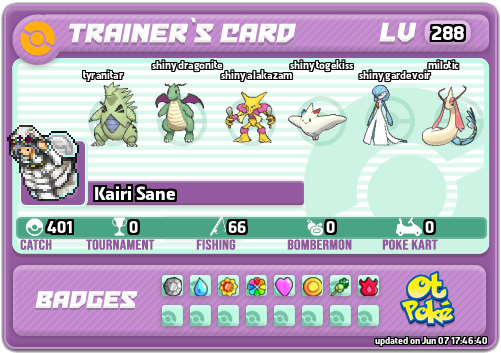 Kairi Sane Card otPokemon.com