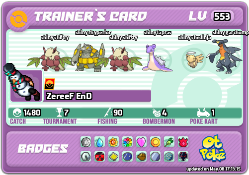ZereeF EnD Card otPokemon.com