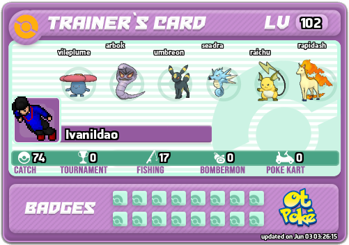Ivanildao Card otPokemon.com