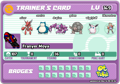 Franyer Moya Card otPokemon.com