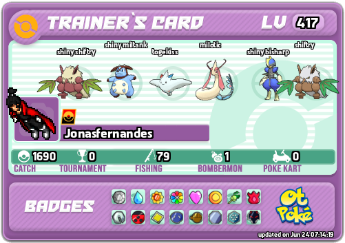 Jonasfernandes Card otPokemon.com