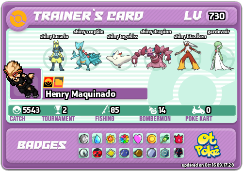 Henry Maquinado Card otPokemon.com