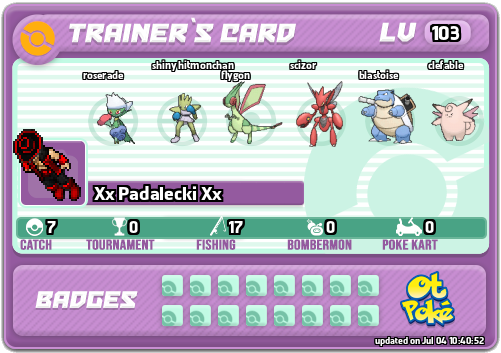 Xx Padalecki Xx Card otPokemon.com