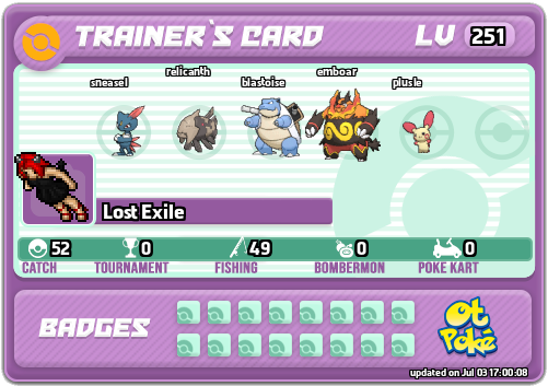 Lost Exile Card otPokemon.com