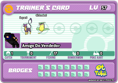 Amigo Do Vendedor Card otPokemon.com