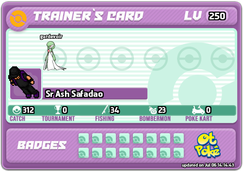 Sr Ash Safadao Card otPokemon.com