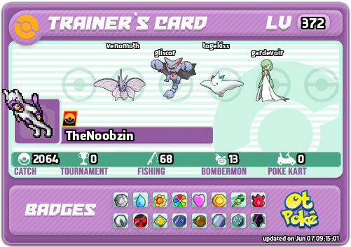TheNoobzin Card otPokemon.com