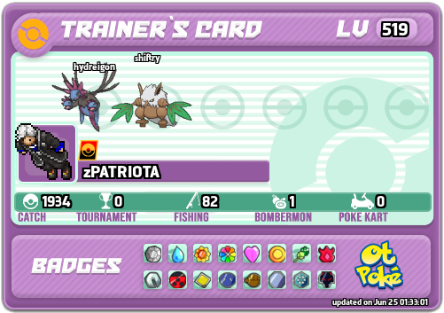 zPATRIOTA Card otPokemon.com