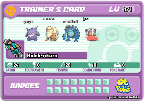 Hidek-return Card otPokemon.com