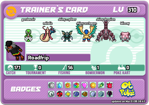 Roadfrip Card otPokemon.com