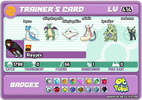 Rayjex Card otPokemon.com