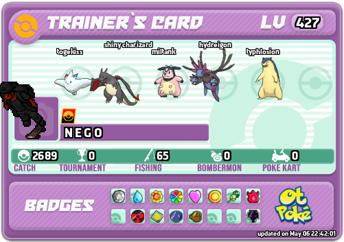 N E G O Card otPokemon.com