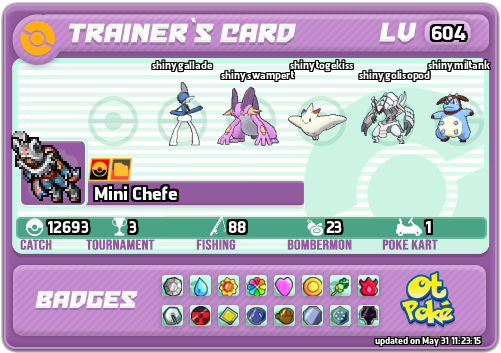 Mini Chefe Card otPokemon.com