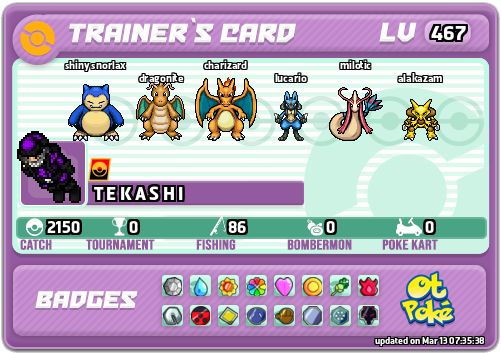 T E K A S H I Card otPokemon.com