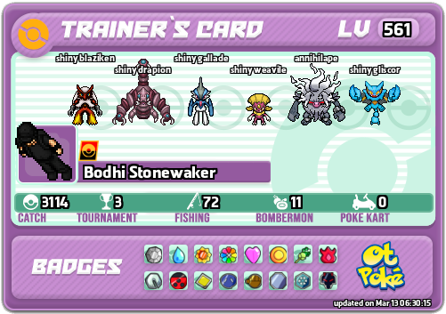 Bodhi Stonewaker Card otPokemon.com