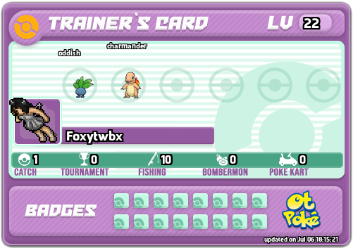 Foxytwbx Card otPokemon.com