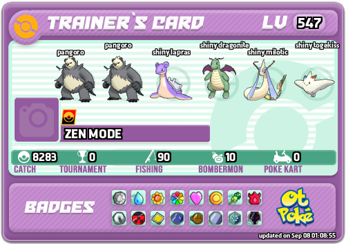 ZEN MODE Card otPokemon.com