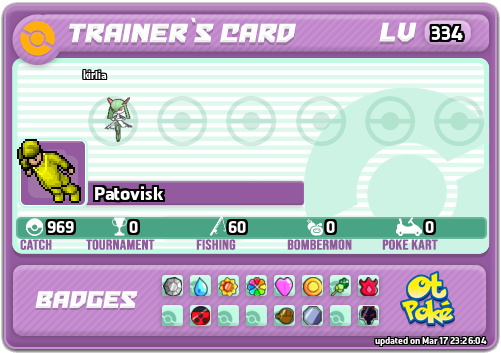 Patovisk Card otPokemon.com