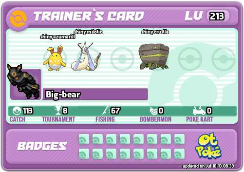 Big-bear Card otPokemon.com