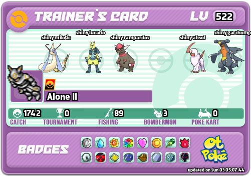 Alone II Card otPokemon.com