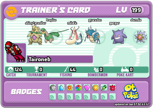 Taironeb Card otPokemon.com