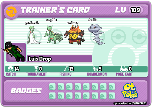 Luis Drop Card otPokemon.com