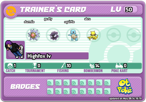 Highfox Iv Card otPokemon.com