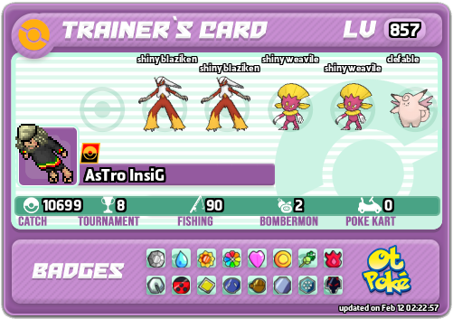 AsTro InsiG Card otPokemon.com