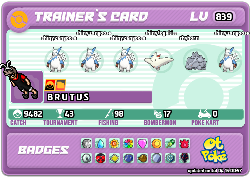 B R U T U S Card otPokemon.com