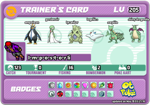 I-m-p-o-s-t-o-r Ii Card otPokemon.com