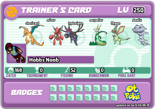 Hobbs Noob Card otPokemon.com