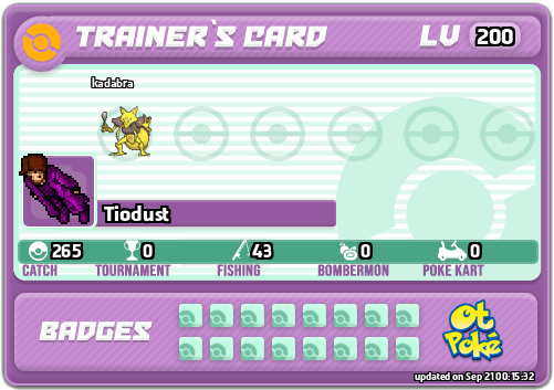 Tiodust Card otPokemon.com