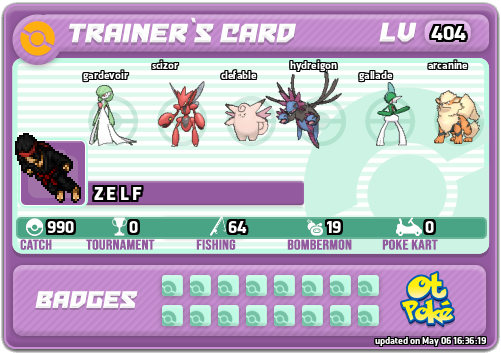 Z E L F Card otPokemon.com