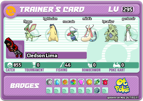 Cledson Lima Card otPokemon.com