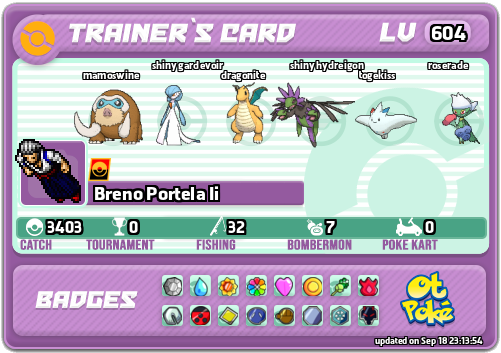 Breno Portela Ii Card otPokemon.com